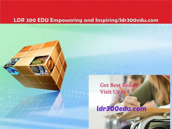 LDR 300 EDU Empowering and Inspiring/ldr300edu.com