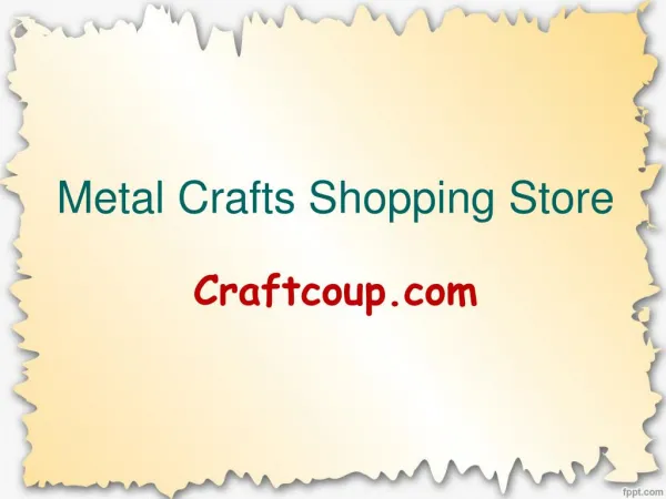 Buy Metal Crafts Online, Metal Crafts Shopping Store, Metal Crafts in India – CraftCoup.com