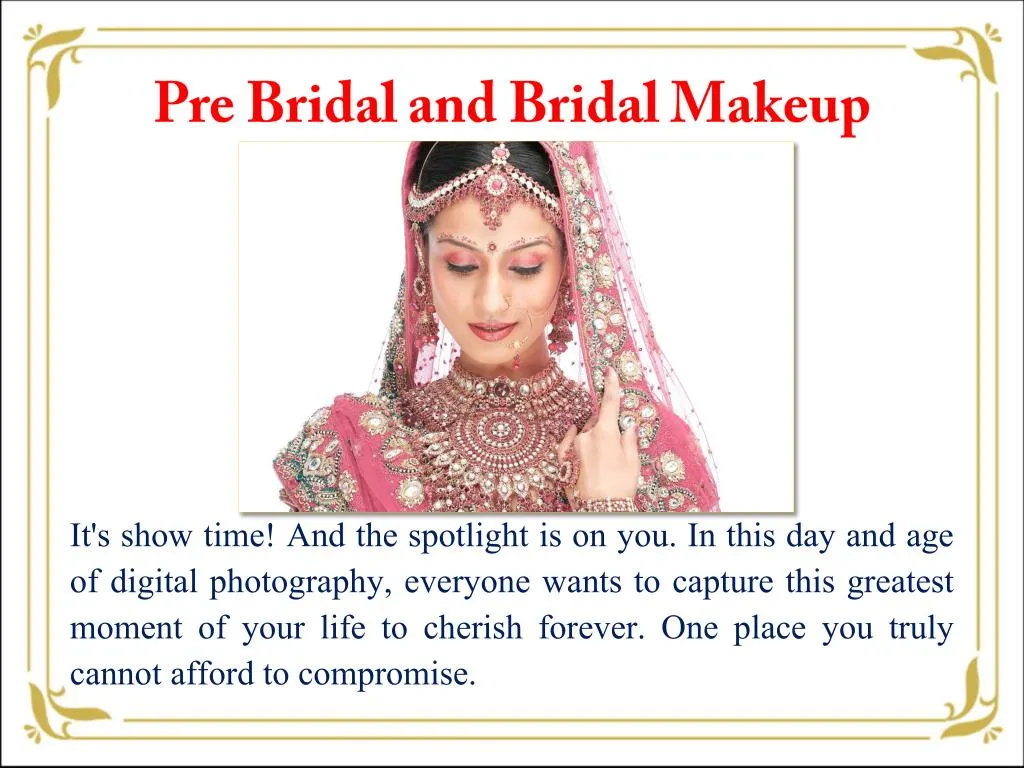pre bridal and bridal makeup