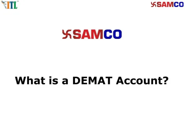 Demat Account: Open Demat Account Online with SAMCO | Demat Account Opening