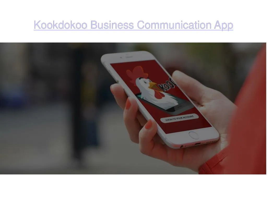 kookdokoo business communication app