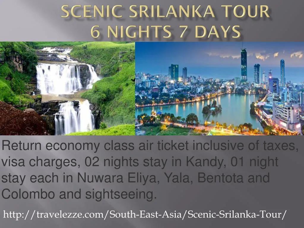 scenic srilanka tour 6 nights 7 days