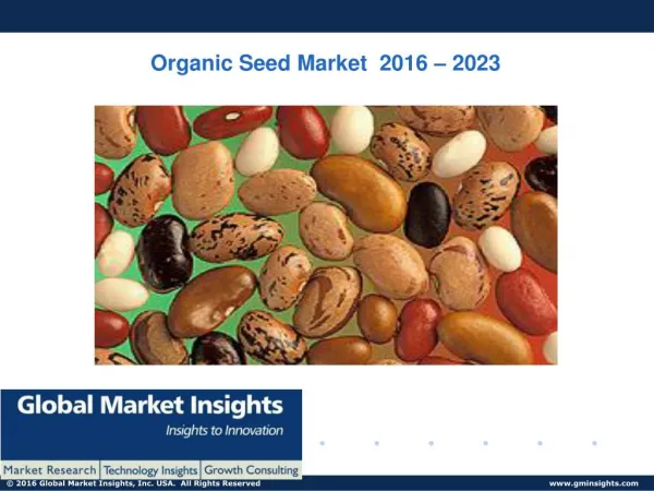 PPT-Organic Seed Market: Global Market Insights, Inc.