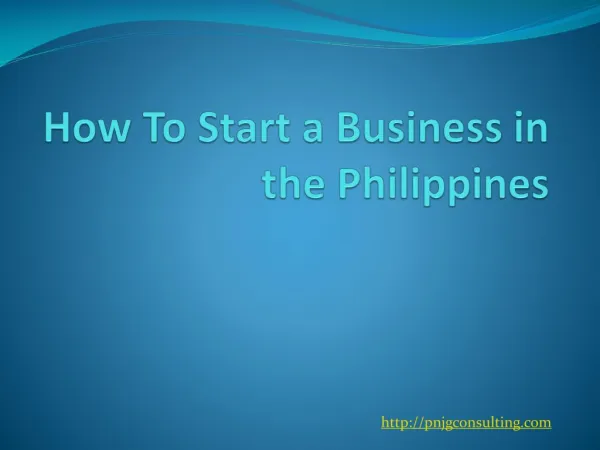 How to Start a Business in the Philippines