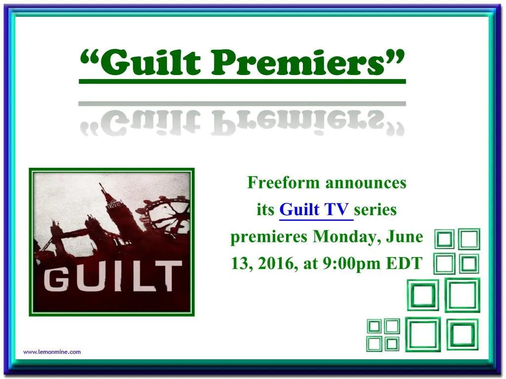 guilt premiers
