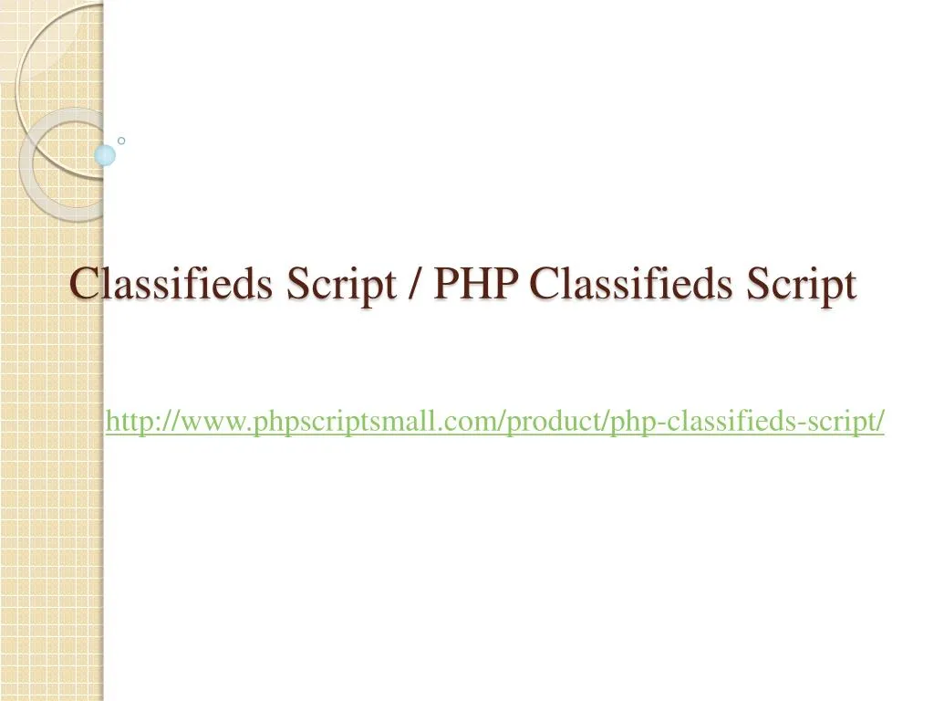classifieds script php classifieds script