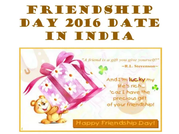 Friendship Day 2016 Date in India- Friendship cleberated with friends