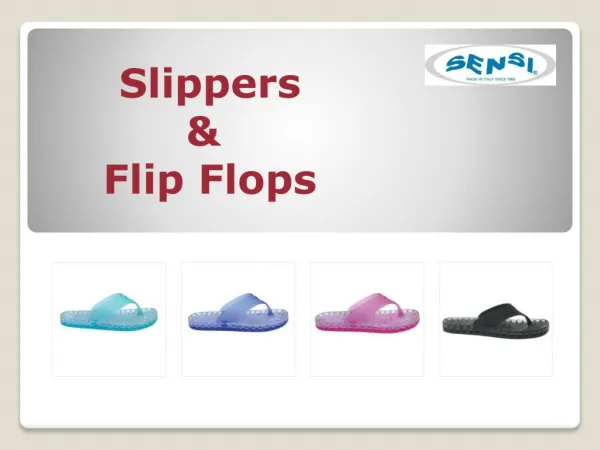 Shop Slippers & Flip Flops Online for Men and women at Sensi Sandals