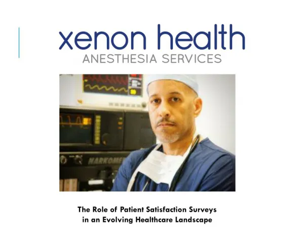 Patient satisfaction surveys
