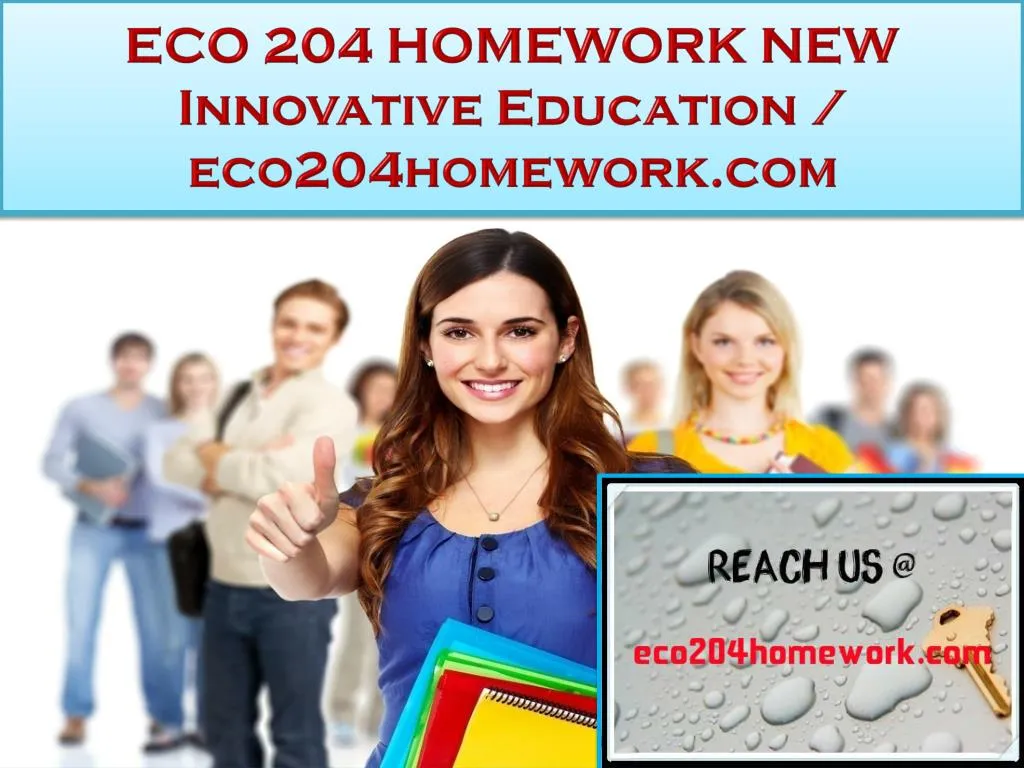 eco 204 homework new innovative education eco204homework com