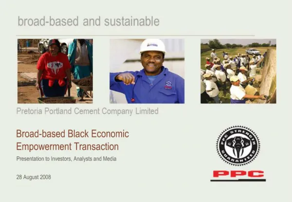 Broad-based Black Economic Empowerment Transaction