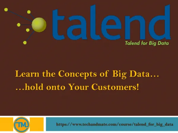Talent For Big Data