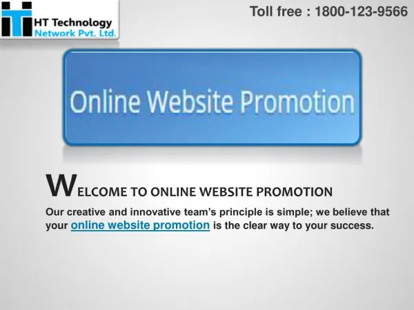 Online Website Promotion
