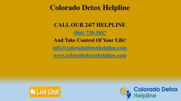 Colorado Detox Helpline