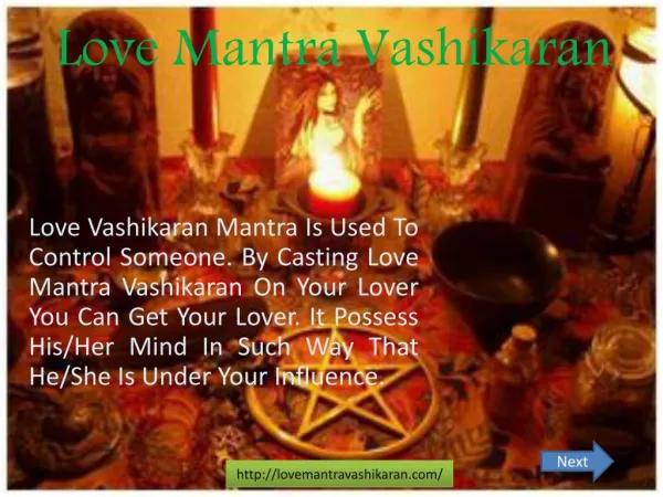 Love Mantra Vashikaran