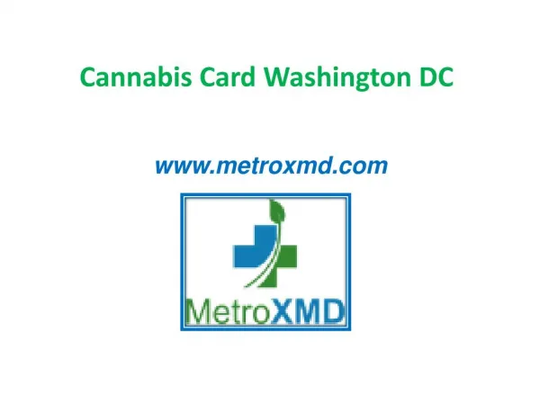 Cannabis Card Washington DC