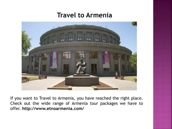 Tourism Armenia