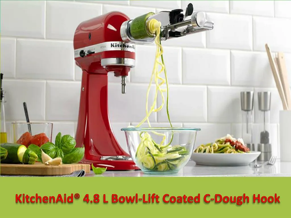 kitchenaid 4 8 l bowl lift coated c dough hook