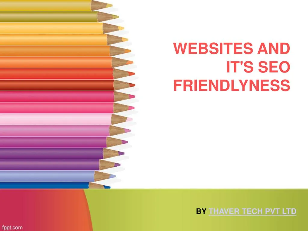 websites and it s seo friendlyness
