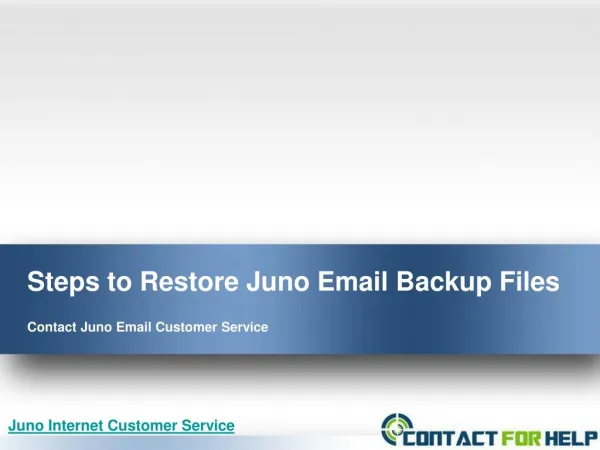 7 Handy Steps to Restore Juno Email Backup Files Successfully