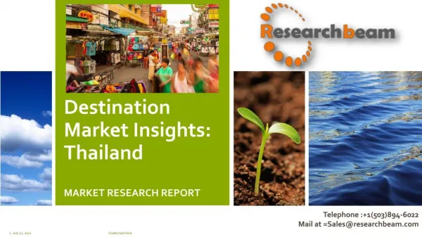 Destination Market Insights: Thailand