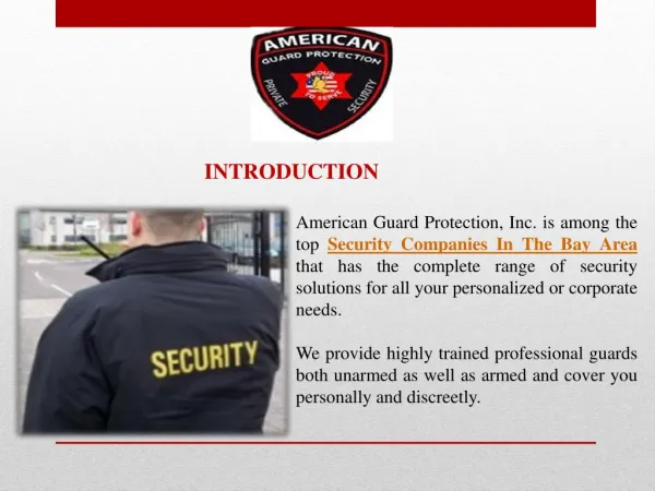 Northern California Private Security Guards