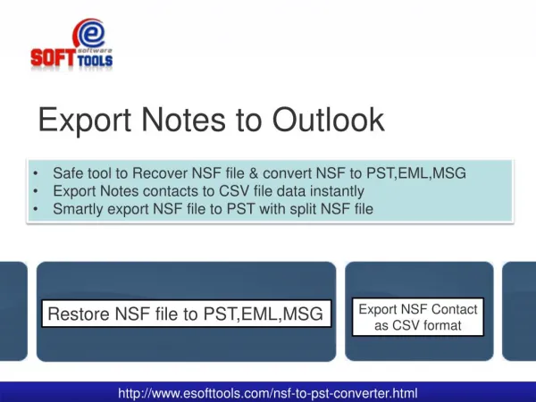Export Notes to Outlook