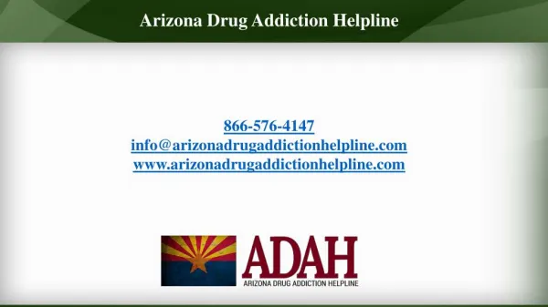 Arizona Drug Addiction Helpline