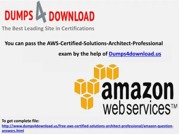 AWS-Certified-Solutions-Architect-Professional Pass4sure Dumps Question