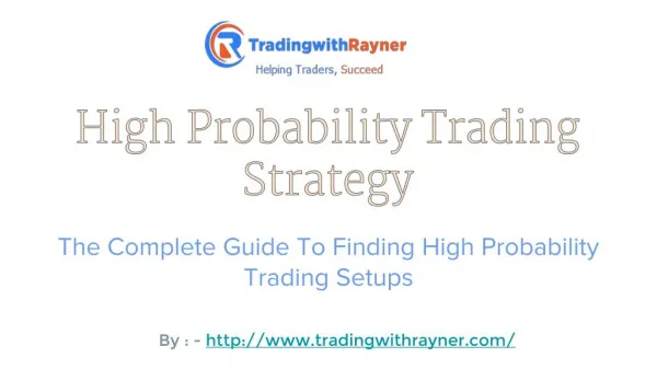 Find A High Probability Trading Strategy Setup