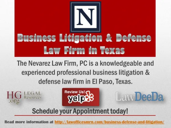 Business Litigation & Defense Law Firm in Texas