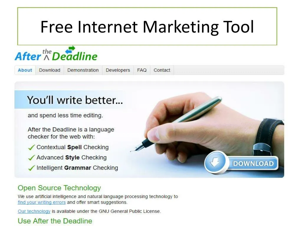 free internet marketing tool