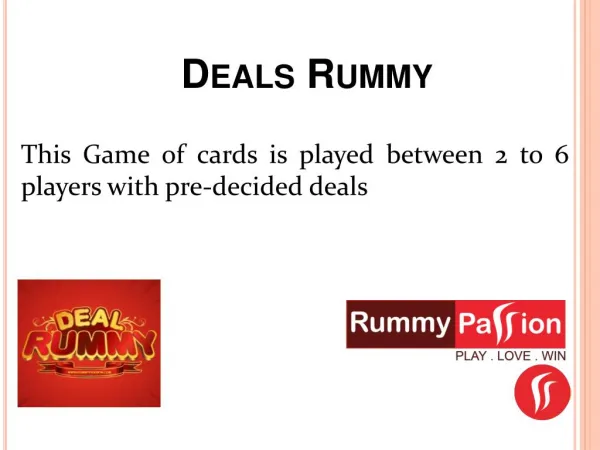 Deals Rummy | Rummy Passion