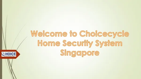 Wireless CCTV Home Security System Singapore
