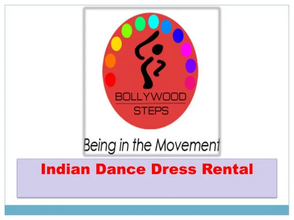 Indian Dance Dress Rental