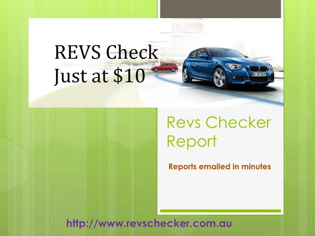 revs checker report