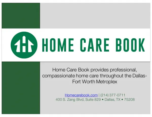 Home Care Book