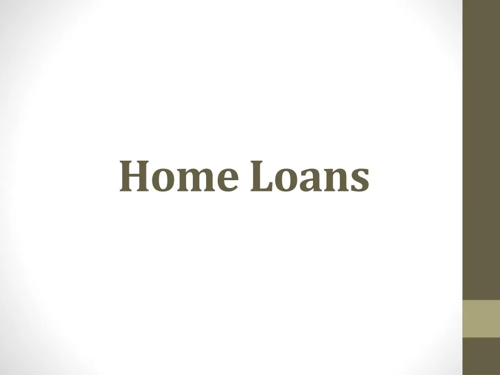 home loans