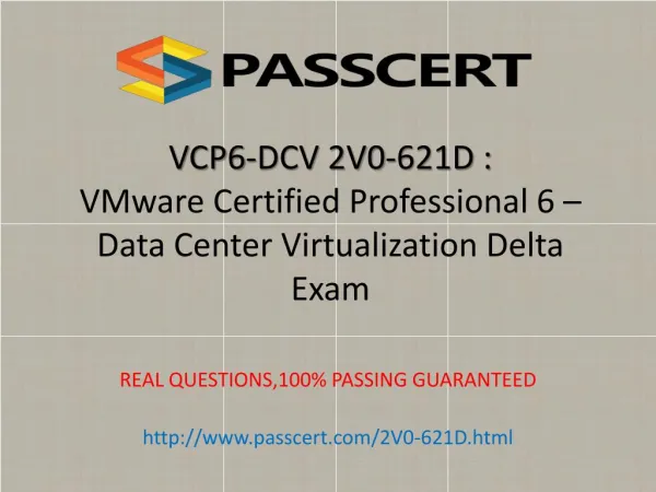 VMware VCP6-DCV 2V0-621D dumps