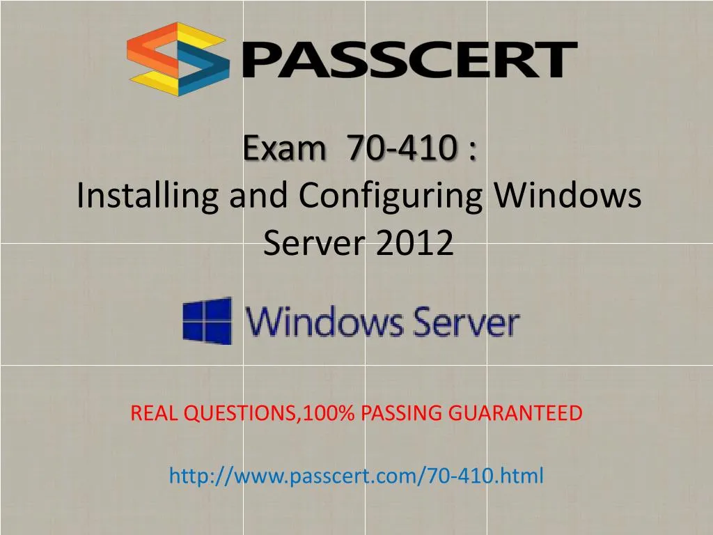 exam 70 410 installing and configuring windows server 2012