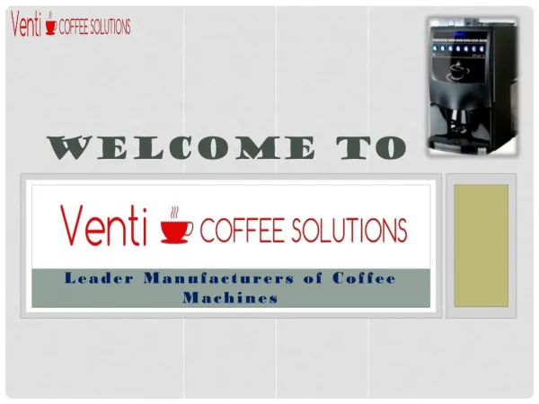 Business coffee machine is bound to impact on your business