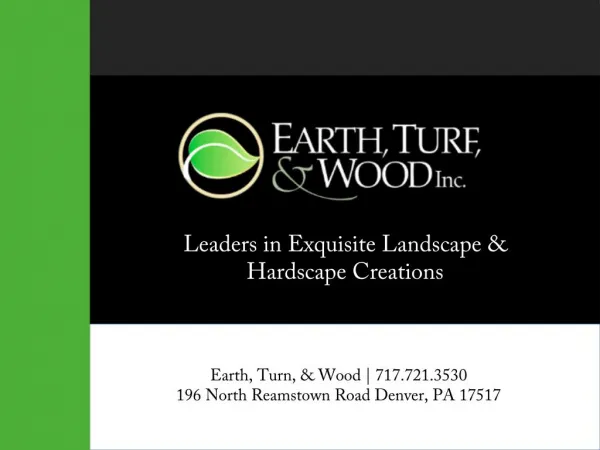 Earth Turf and Wood