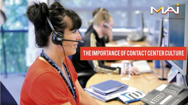 The Importance of the Contact Center Culture