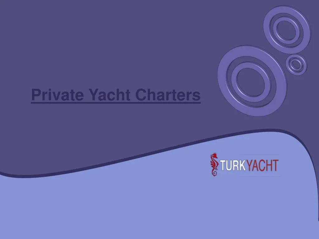 private yacht charters