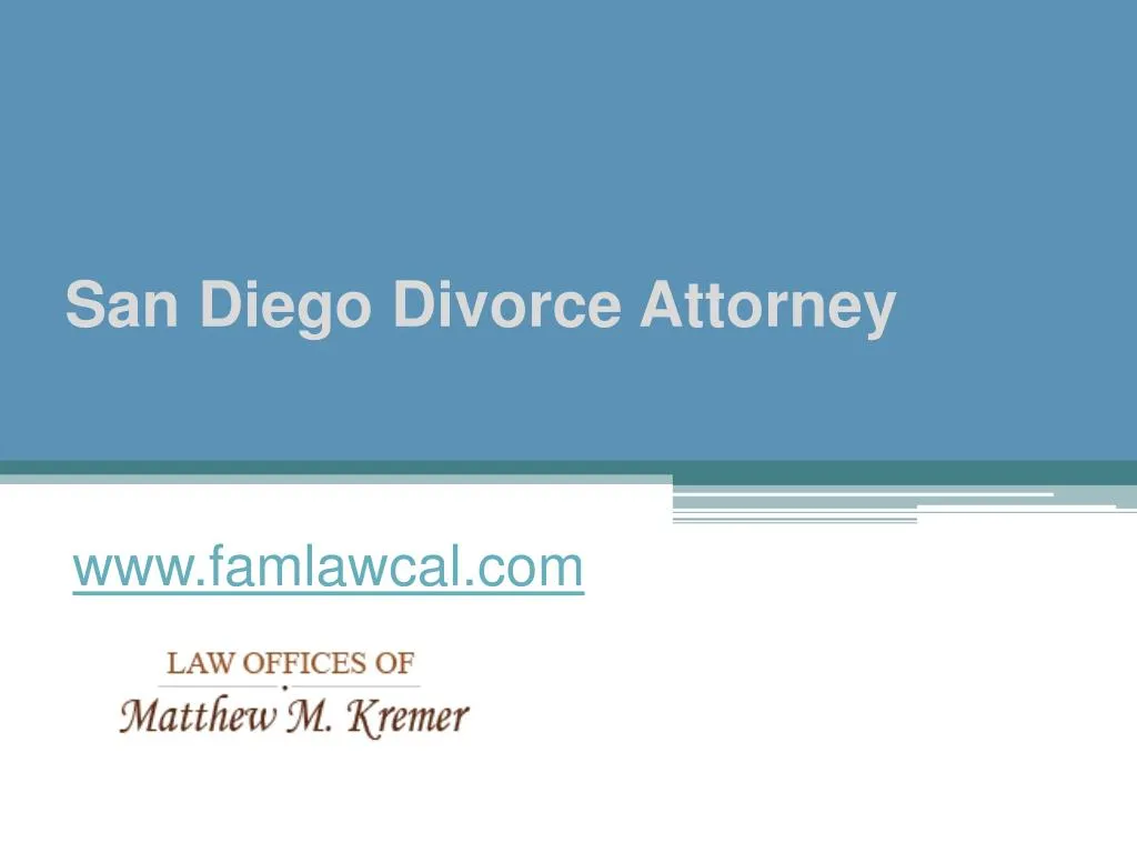 san diego divorce attorney