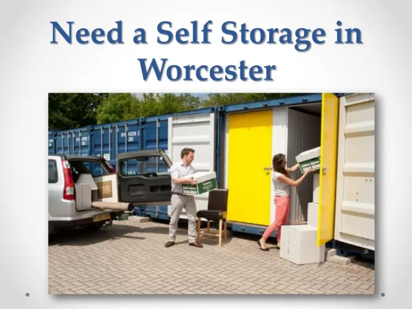 Self Storage Worcester