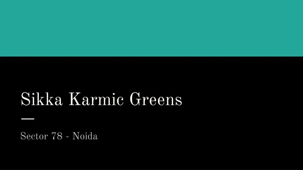 sikka karmic greens