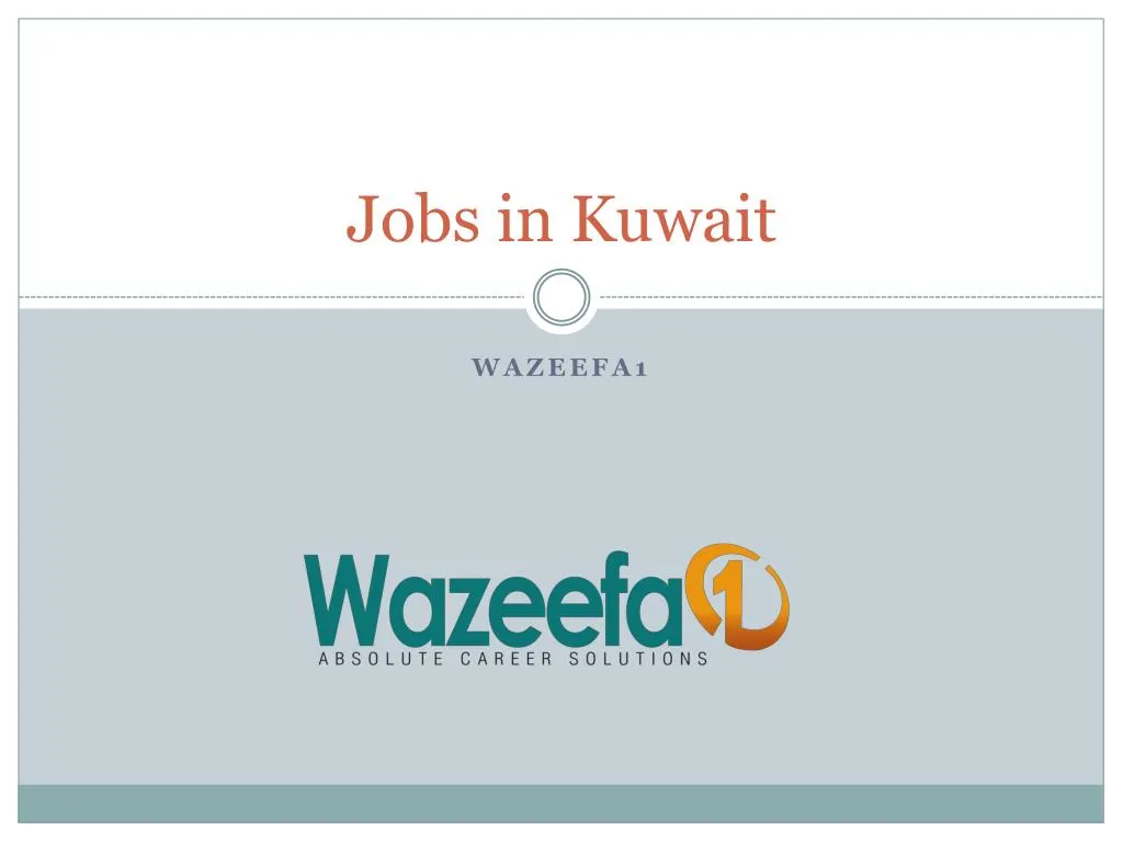 jobs in kuwait