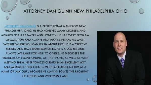 Attorney Dan Guinn New Philadelphia Ohio