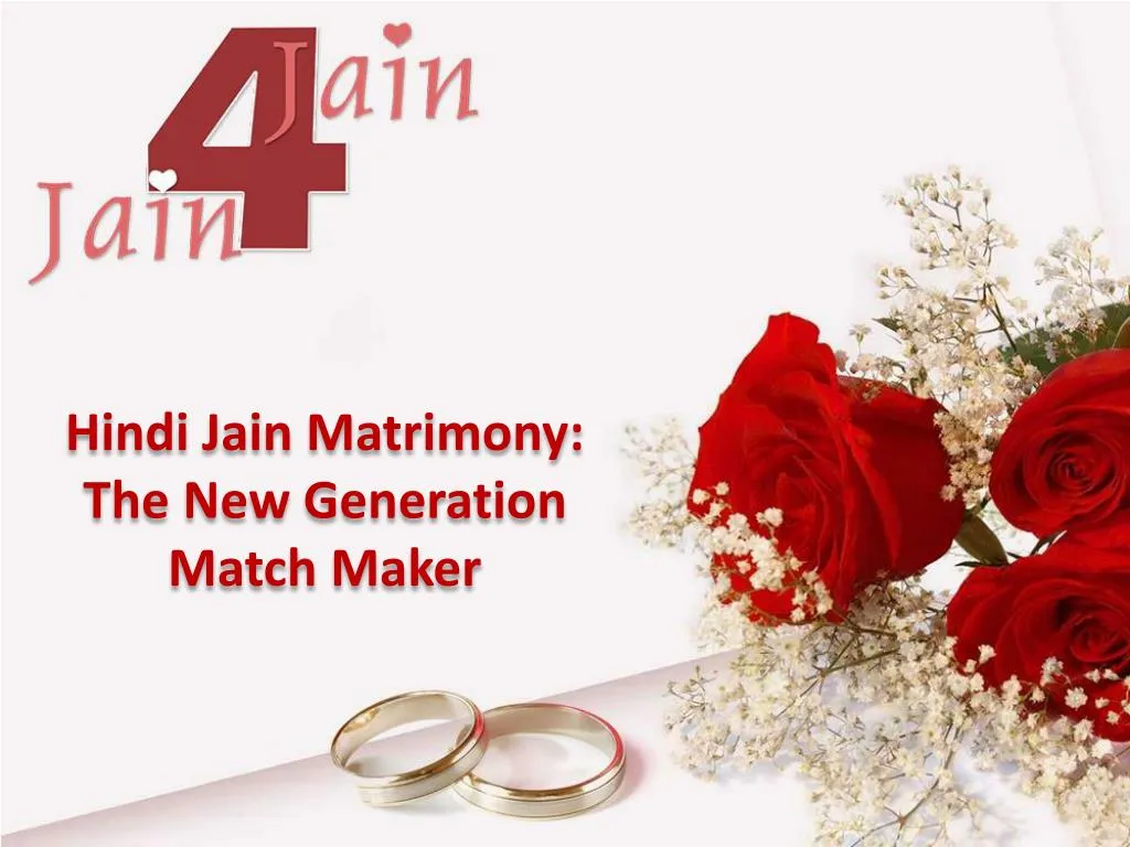 hindi jain matrimony the new generation match maker